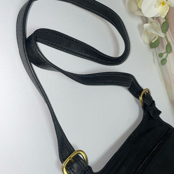 Fossil Black Leather Crossbody Bag - Picture 5 of 11
